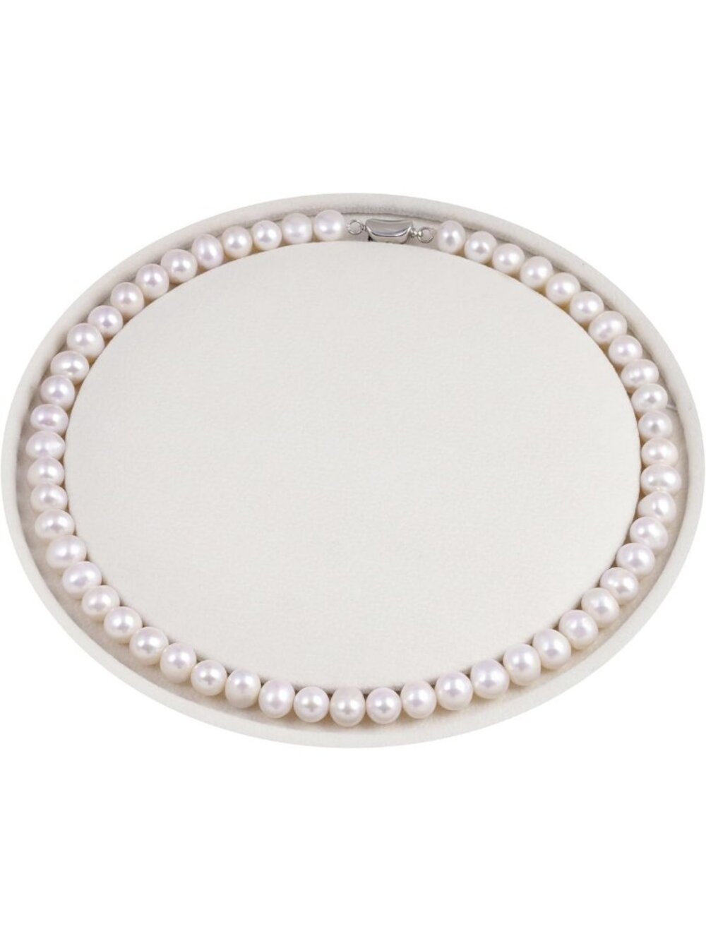 Elegant 20-Inch Freshwater Pearl Necklace for Women - Luxury Gift Box Included
